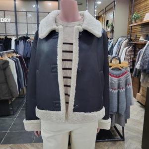 올앤선드리 M백화점 인조퍼무스탕 A5WAF811(BLACK)