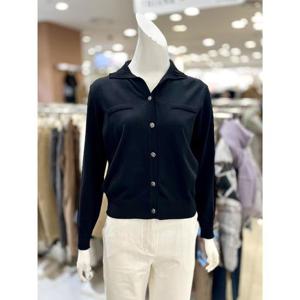 소고 세이브존01 카라넥 버튼 포인트 니트 티셔츠 AL1TA04