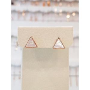 볼라레 세이브존01 삼각 자개 써지컬 심플 귀걸이 spe826