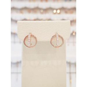 볼라레 세이브존01 미니 크라운 큐빅 은침 귀걸이 spe788