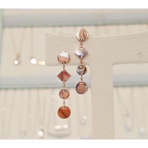 볼라레 세이브존01 핑크미러볼 귀걸이 SSE387