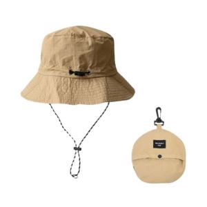 휴대용 접이식 방수 수납 버킷햇 베이지