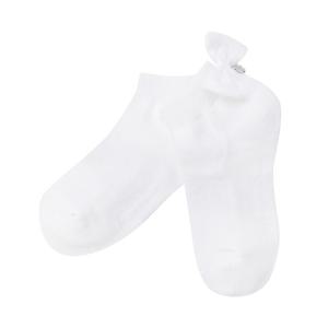[세인트앤드류스]여성 백 리본 글리터 라인 단목 양말 (821E1SC051WH)
