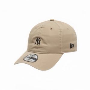 [뉴에라] MLB 워시드 미니 로고 뉴욕 양키스 언스트럭쳐 볼캡 카멜_14205770