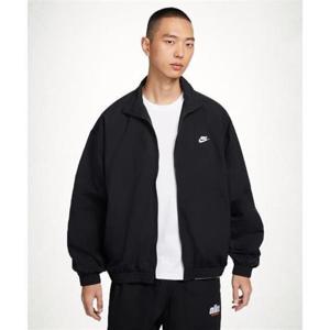 NIKE 클럽 오버사이즈 우븐 트랙 재킷 M - 블랙화이트 HQ6110-010 1528160