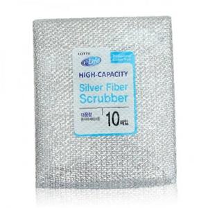 롯데 대용량 은사수세미 (대) 10P 수세미 은박수세미