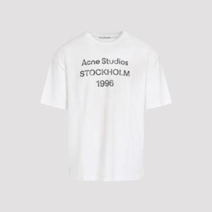 아크네 스튜디오 반팔 티셔츠 CL0196 DC6 DUSTY WHITE
