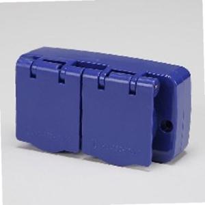 임시 가설 분전반용 방우형 노출 콘센트 2구16A 220V 건설 공사 산업 현장 캠핑장 야외 배전함 태양