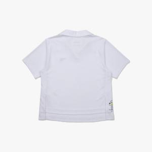 디아도라반팔티 AQS D5122TTS29OWH 슬릿 테니스 카라 반팔 티셔츠 우먼 OFF WHITE