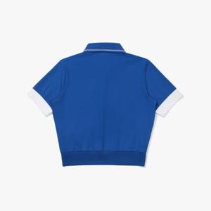 디아도라반팔티 AQS D5122TTS36BLS 테니스 카라 반팔 티셔츠 우먼 BLUE