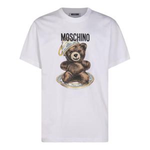 모스키노 반팔 티셔츠 252ZZ071652411001 White