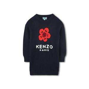 겐조 여아 네이비 로고 원피스 K61356K_845