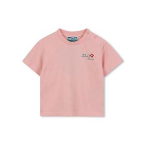 겐조 여아 연핑크 로고 반팔 티셔츠 K61278K_47H