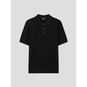 [갤럭시][갤럭시] 코튼 조직 폴로넥 스웨터  블랙 (GA6351U015)