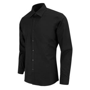 와이셔츠 남방 셔츠 남성 데일리 블랙 검정색 슬림 긴팔 RF1002