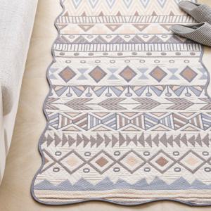 베누지오 클로이_오렌지 소파매트 3인 65x170cm