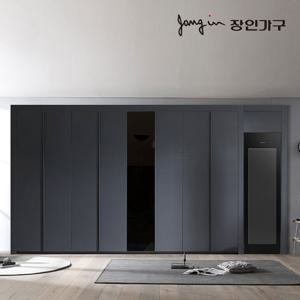 장인가구 단테 모던 미러 스타일러 붙박이장 270cm