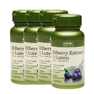[지앤씨] 빌베리 플러스 루테인 100mg 60캡슐 x4