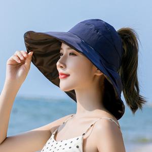 아뎅 넓은챙 자외선 차단 썬캡