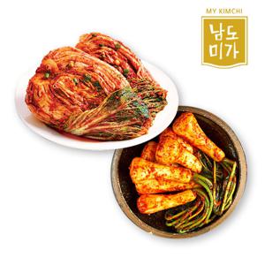 [남도미가] 감칠맛나는 전라도 포기김치 5kg + 총각김치 2kg