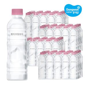 [무료배송] 동원샘물 웨이크업뷰티 500ml x 80병 /생수/무라벨