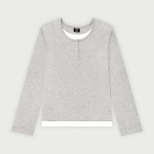 행텐틴즈 여아 스판 웨일 헨리넥 레이어드 티셔츠_055(14530-131-607-15)