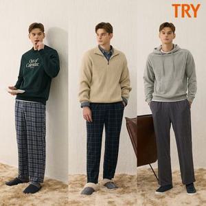 [TRY]25FW 신상 트라이 남성 기모 파자마 팬츠 3종