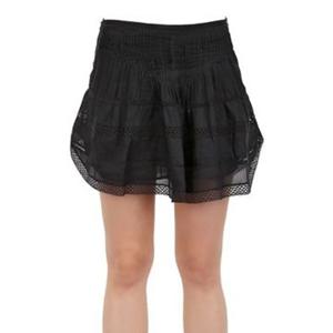 이자벨 마랑RAMIE CROCHET INSERT SKIRT