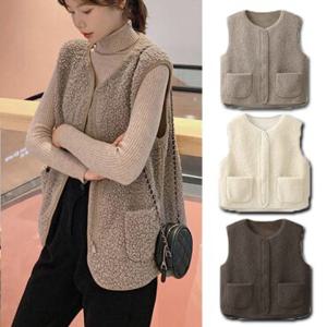 여성 양털 조끼 뽀글이 베스트