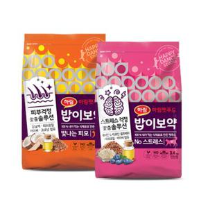 [하림펫푸드]밥이보약 CAT 사료3.4kgx2(피모+NO스트레스)