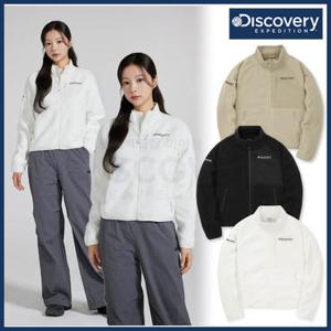 [백화점]디스커버리 24FW 가을 이월/할인 여성 우븐포켓배색 하이브리드플리스자켓/하이넥형/세미오버핏 DWSS34044