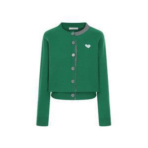 예시카 컬러 블록 자수 가디건 YJ8KC021