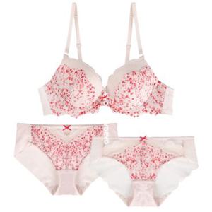 [백화점][예스]2종택1 레이스 하트패턴 여성 속옷 세트 YSWBPZ101YSWPZ102