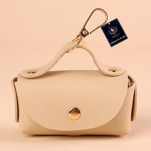 딩동펫 반려동물 프리미엄 휴대용 가죽 풉백 파우치