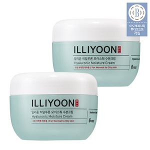 일리윤 [단독특가] 히알루론 모이스춰 수분크림 100ML 2입