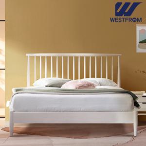 웨스트프롬 버터밀크 원목침대 SS+호수 매트 SS
