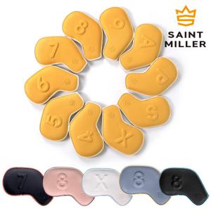 [세인트밀러] 멜로우 레더 아이언커버 헤드커버 10개세트( 4~ X)