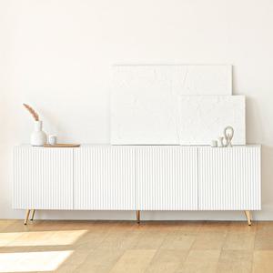 마틴 미니멀 2000 템바보드 높은 거실장 다리형 (착불)