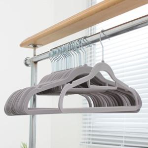 [올리오]벨벳코팅 논슬립 일반형 옷걸이 10개
