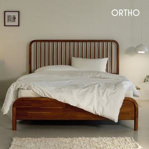올쏘 진저 SE0등급 원목 퀸 침대 프레임 Q (2colors)
