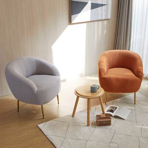 베스트리빙 몽블 양털 부클레 패브릭 안락 1인용 소파/쇼파