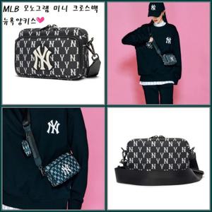 [MLB]모노그램 미니 크로스백 3ACRS012N-50BKS