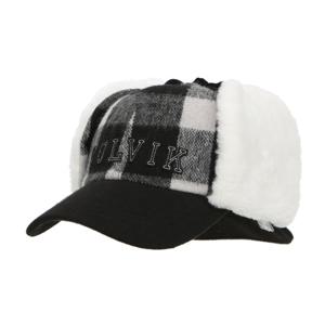 [볼빅어패럴] 여성 골프 체크 귀달이 캡 모자 VLAPMA03_OW