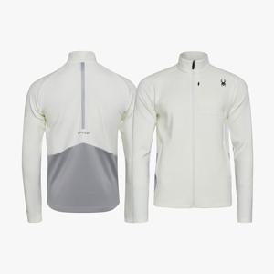 [스파이더] 공용 트레이닝 프로웹 플리스 집업 자켓 SPHWCNFT201UWHT