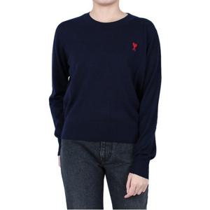 [아미] 하트로고 자수 울 니트 (FKS111 025 430)