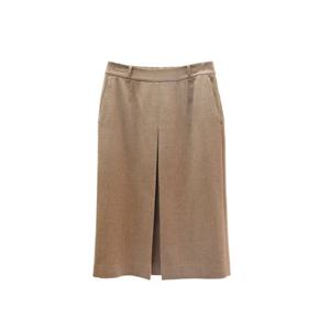 [비꼴리끄]울 맞주름 H라인 스커트