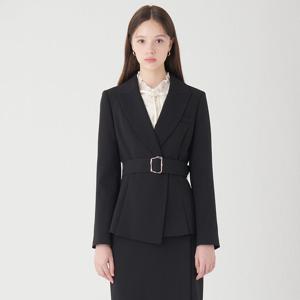 [SATIN] 벨티드 테일러드 자켓 S234M105
