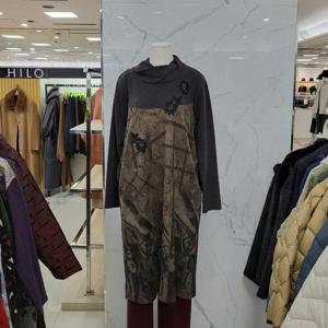 몬테밀라노 DP01 나염 기모 터틀넥 원피스 XM312O2695