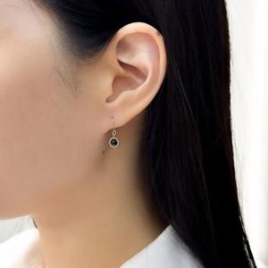 14k 오닉스 후크 귀걸이 OP0131