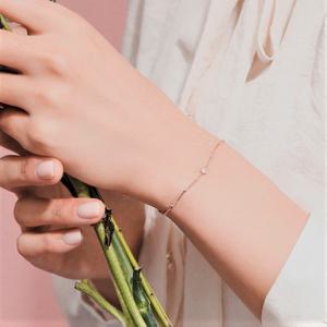 [GB]원스톤 18K Gold 팔찌 LWB21005G